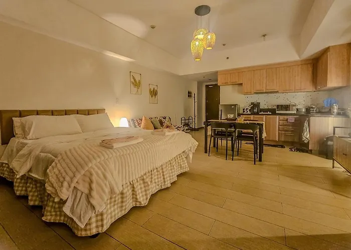 公寓 Venice Luxe Stay, Type, Queen Size Bed, Fast Wifi Near Bgc
