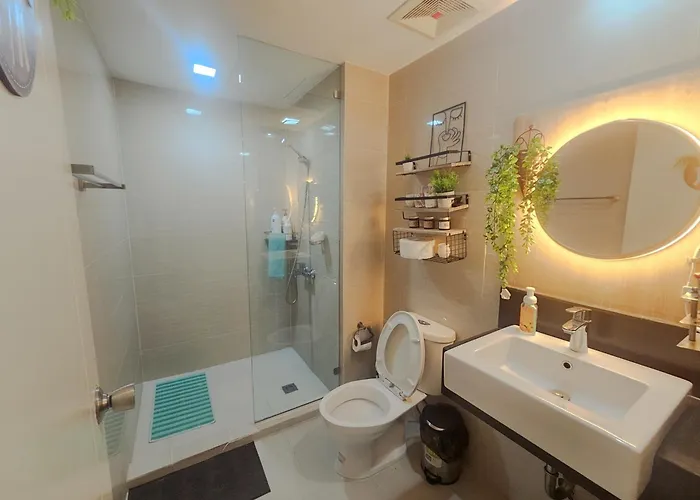 公寓 Venice Luxe Stay, Type, Queen Size Bed, Fast Wifi Near Bgc 马尼拉